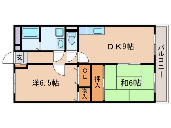 クレストⅡの物件間取画像